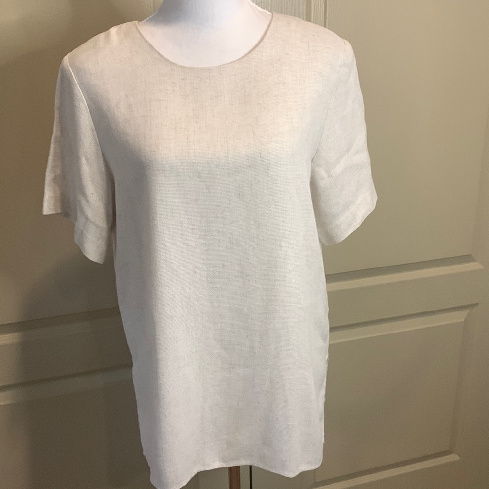 San Moire Linen Blouse 12